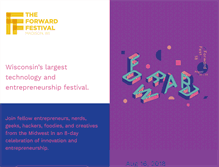 Tablet Screenshot of forwardfest.org